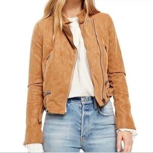 Free People Fenix vegan Leather Jacket
